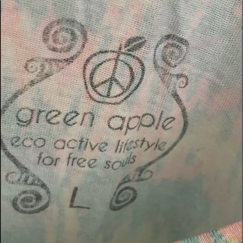Green Apple Racerback Tank Top Size Large - Picture 4 of 5